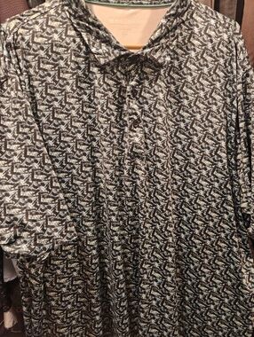MAELREG Performance Polo Geo Print